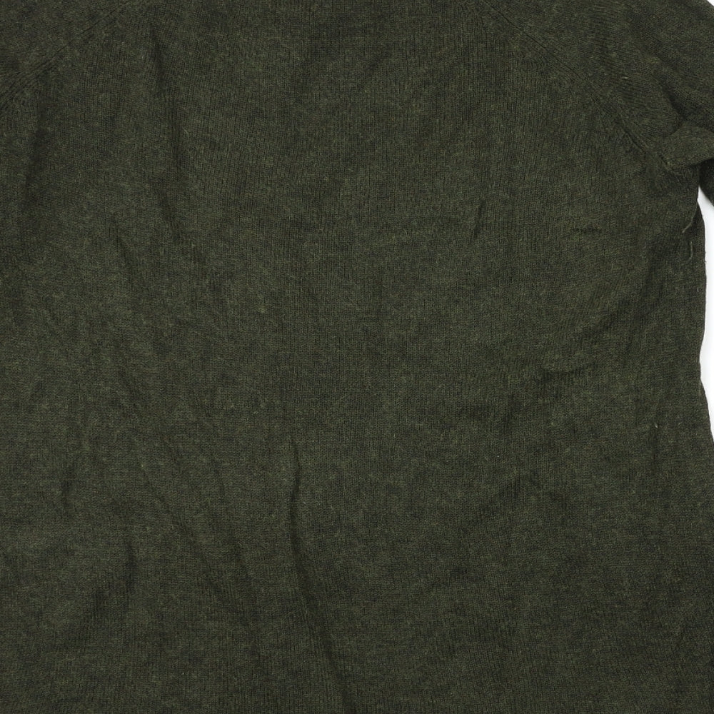 H&M Womens Green  Knit Pullover Jumper Size S
