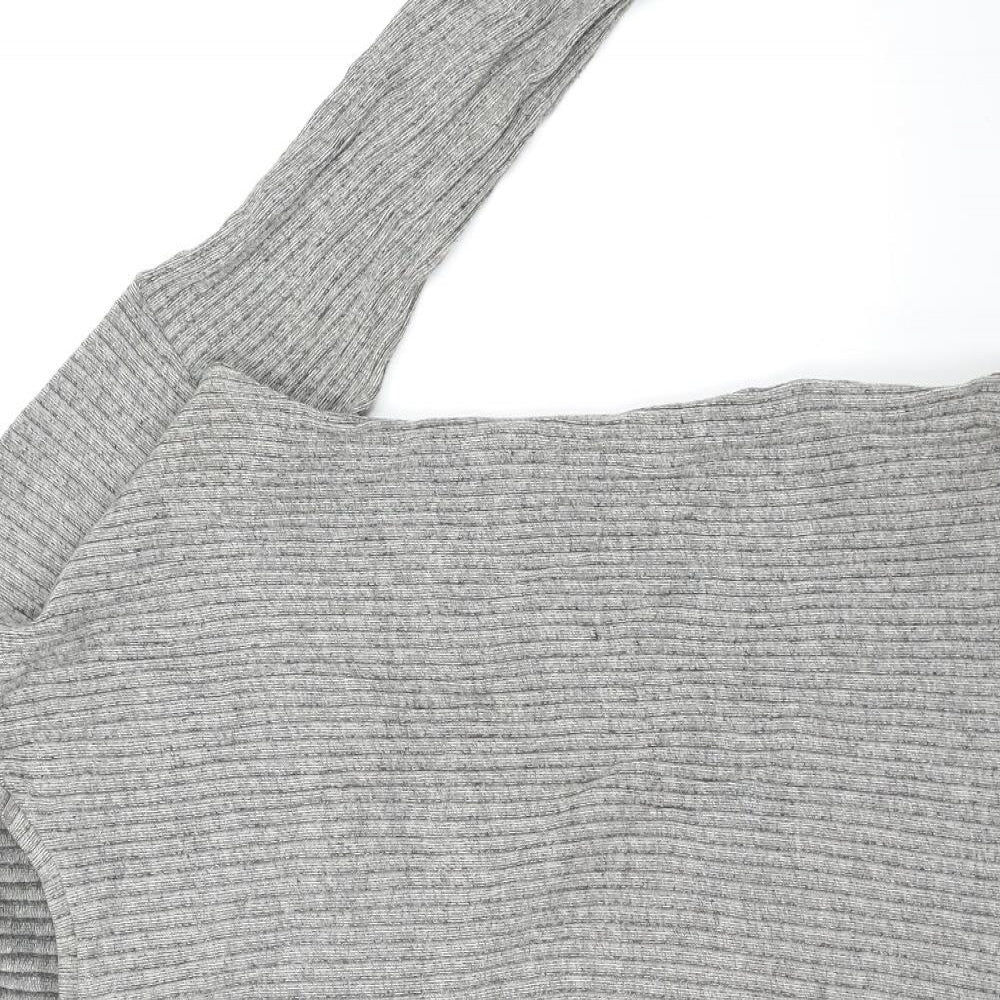 New Look Womens Grey  Knit Pullover Jumper Size 10