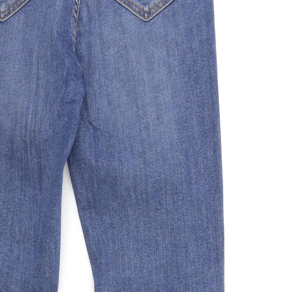 Topshop Womens Blue  Denim Skinny Jeans Size 30 in L34 in