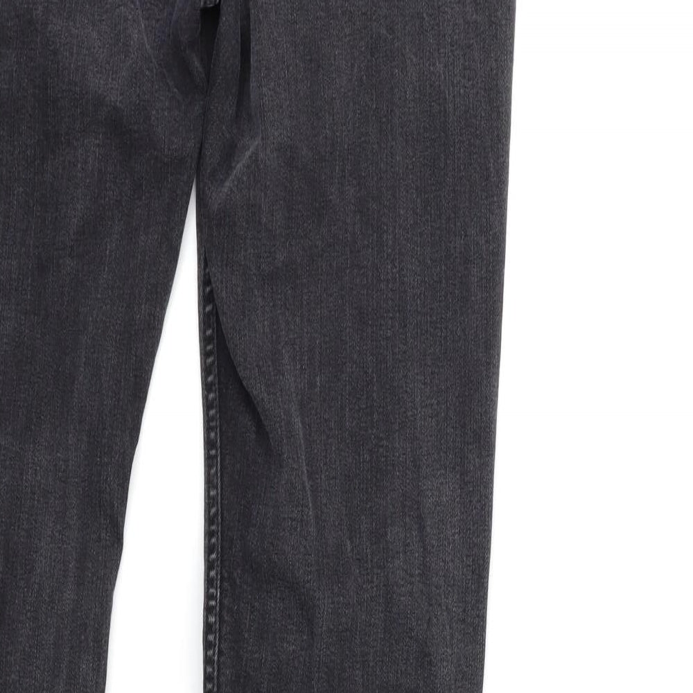 Topman Mens Grey  Denim Skinny Jeans Size 32 in L32 in