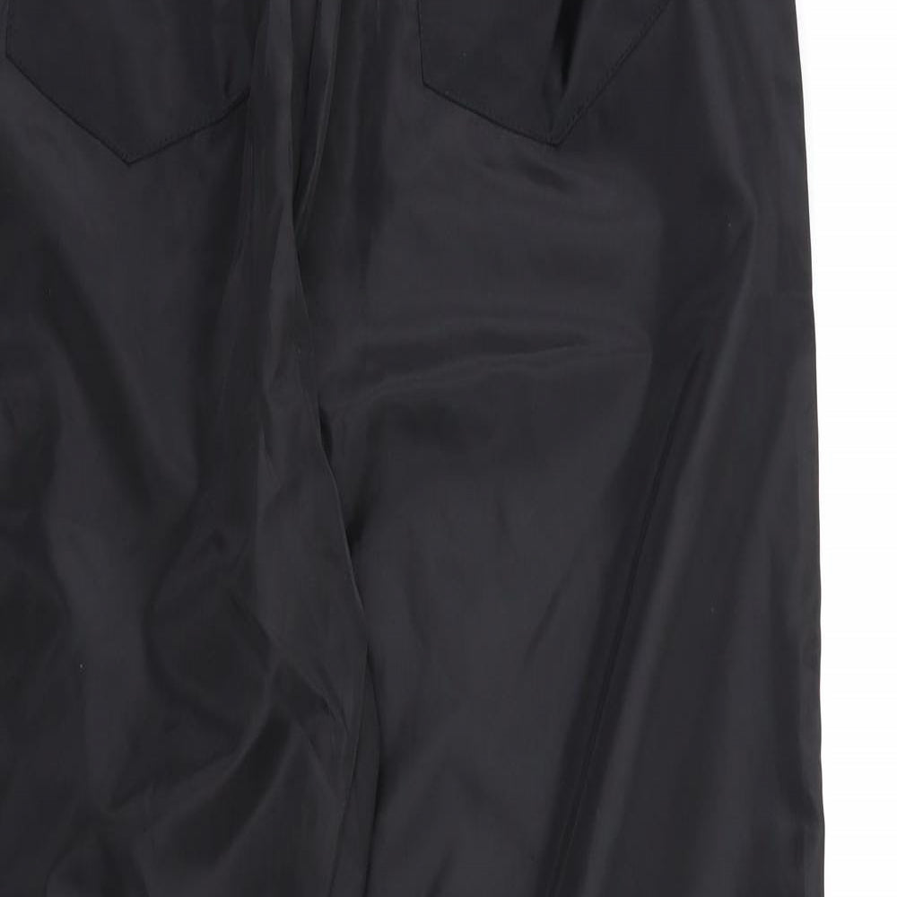 PRETTYLITTLETHING Womens Black   Cargo Trousers Size 8 L31 in