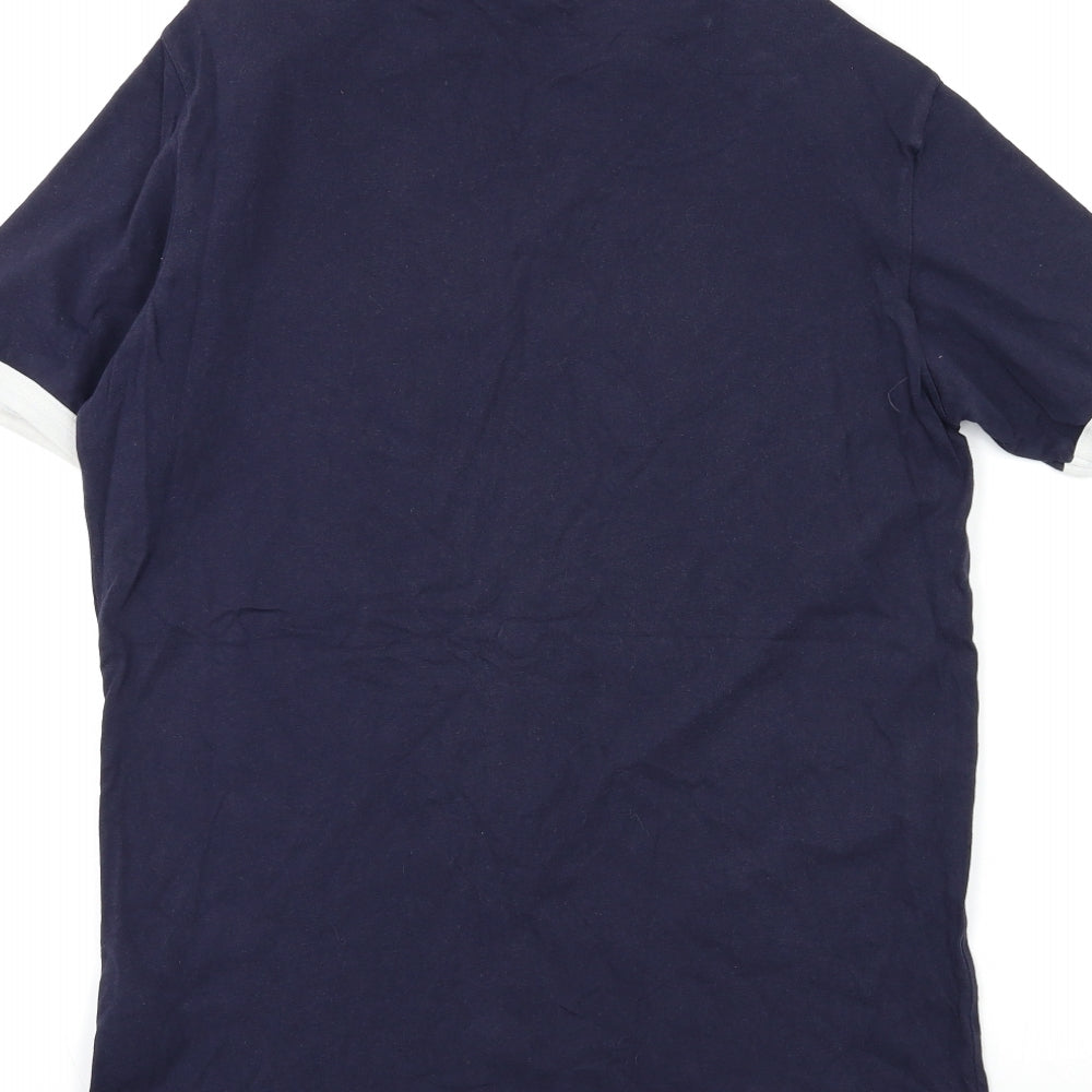 adidas Mens Blue    T-Shirt Size L