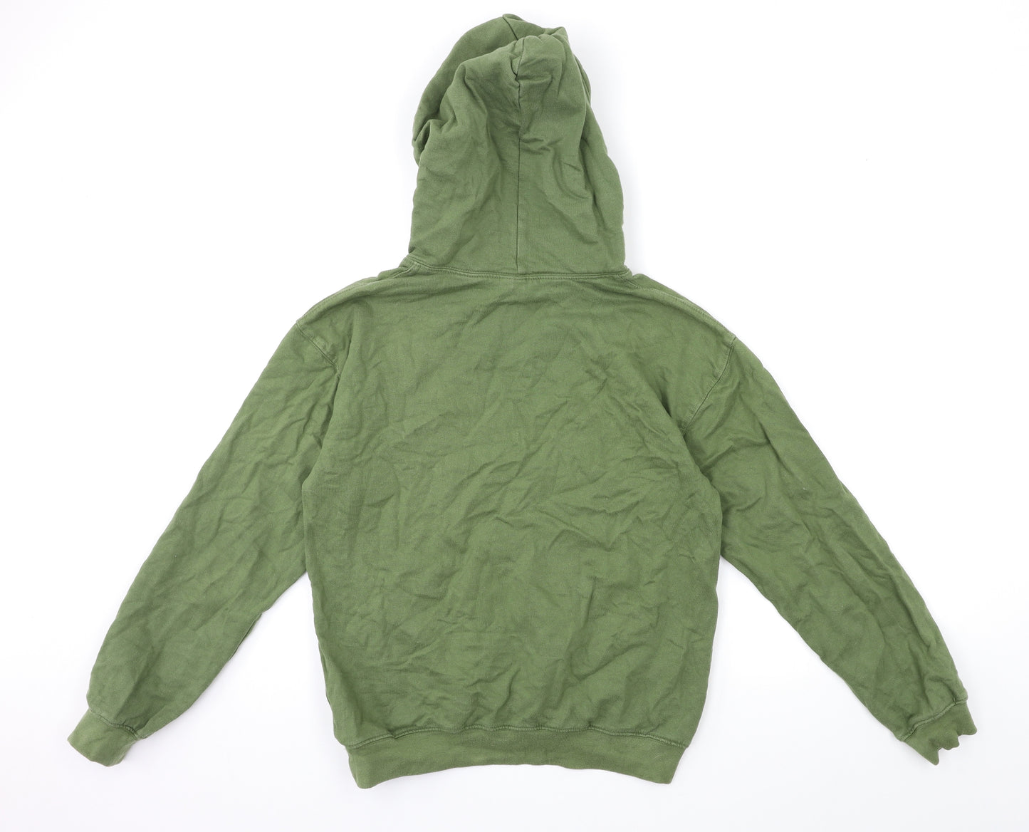 Topshop Womens Green   Pullover Hoodie Size 8