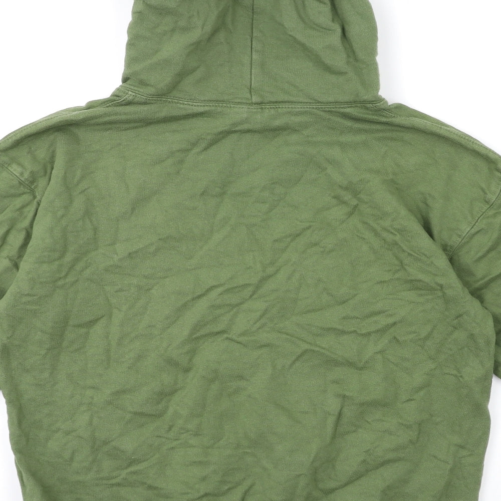 Topshop Womens Green   Pullover Hoodie Size 8