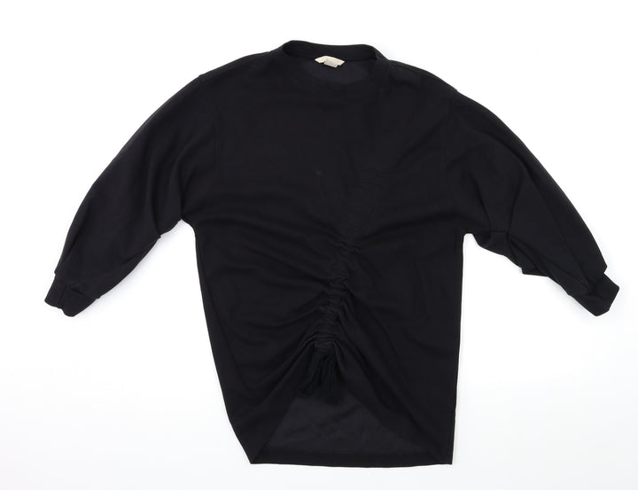 H&M Womens Black   Pullover Sweatshirt Size 4