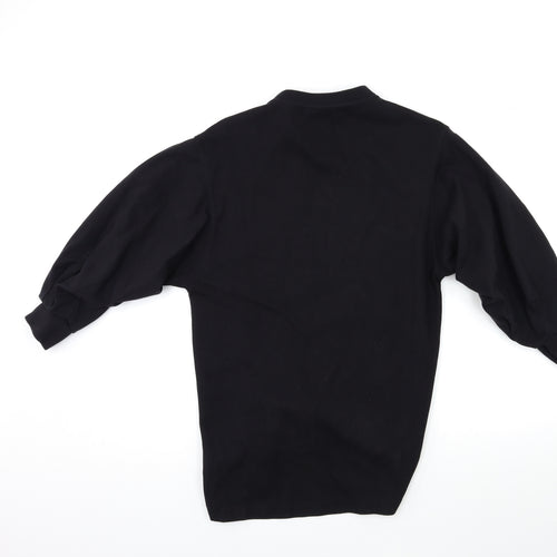 H&M Womens Black   Pullover Sweatshirt Size 4