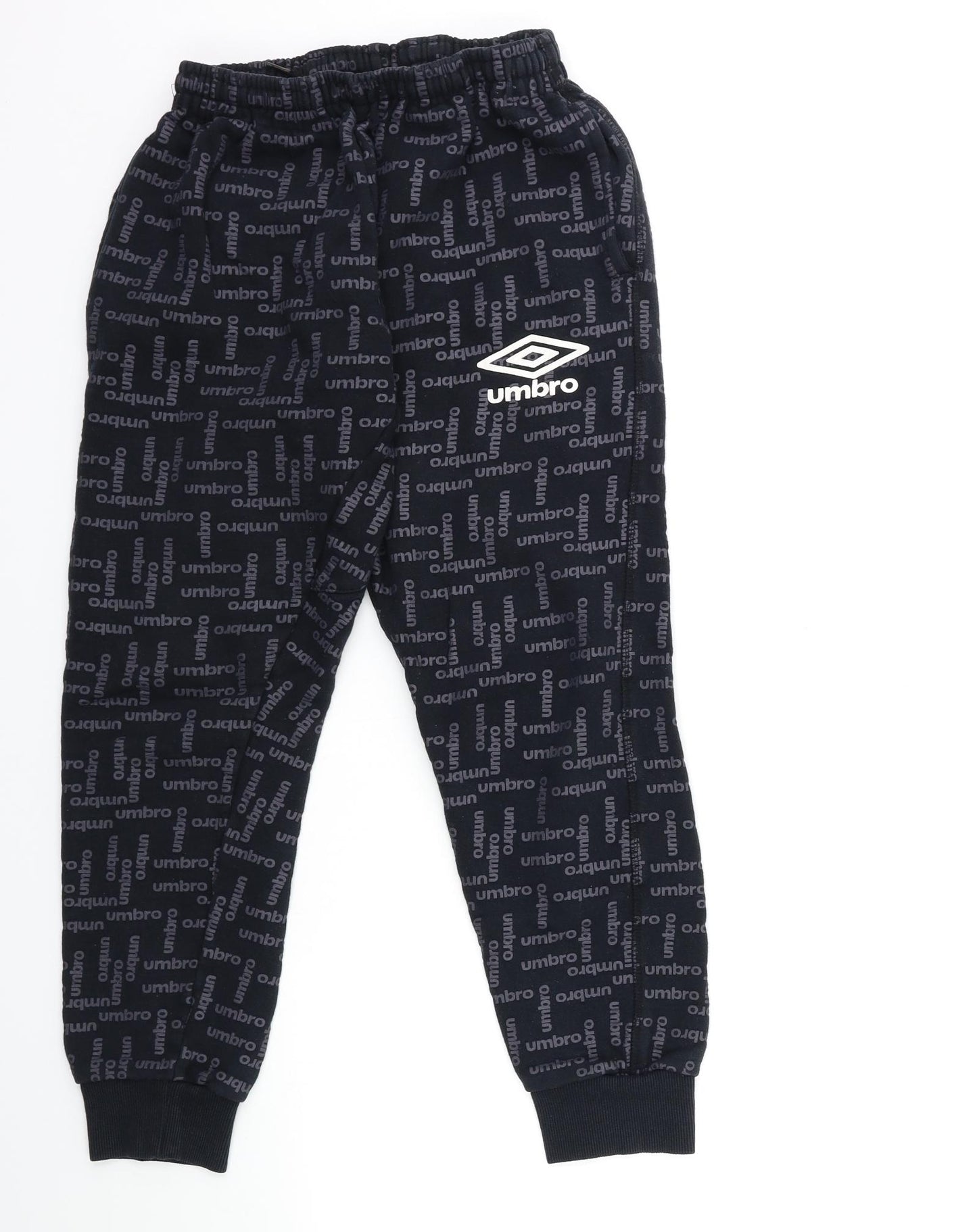 Umbro Womens Black   Sweatpants Trousers Size S L25 in