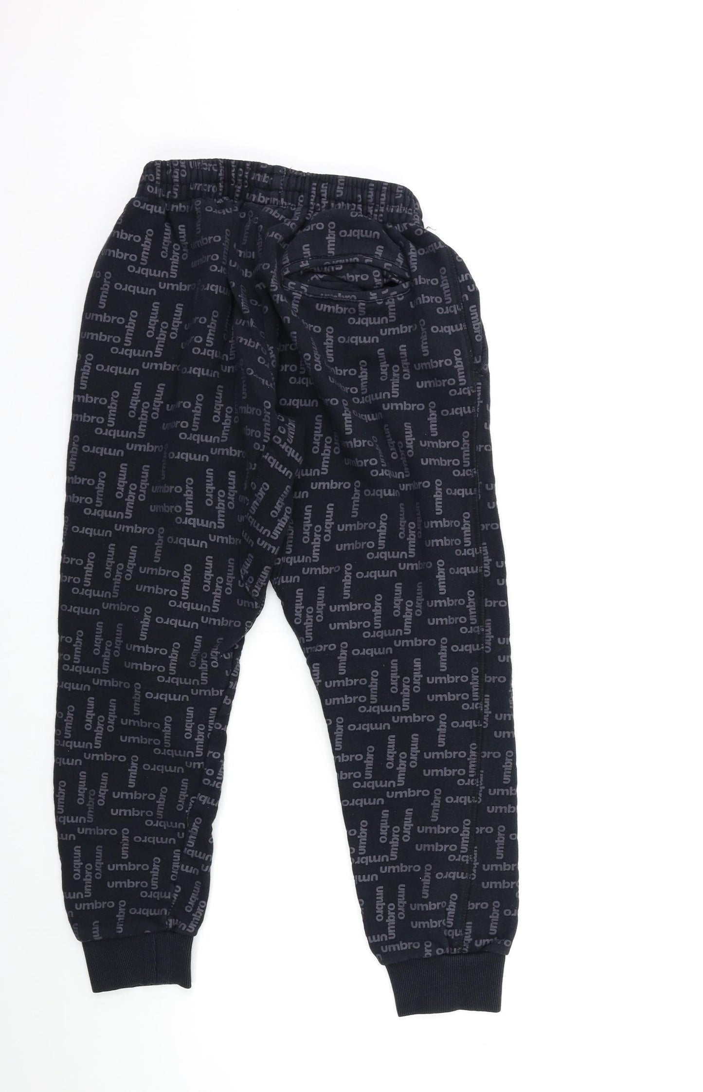 Umbro Womens Black   Sweatpants Trousers Size S L25 in