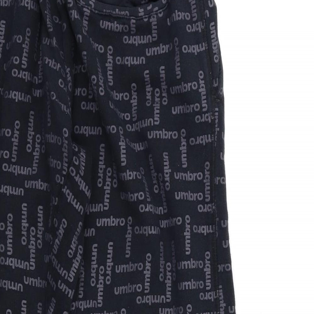 Umbro Womens Black   Sweatpants Trousers Size S L25 in