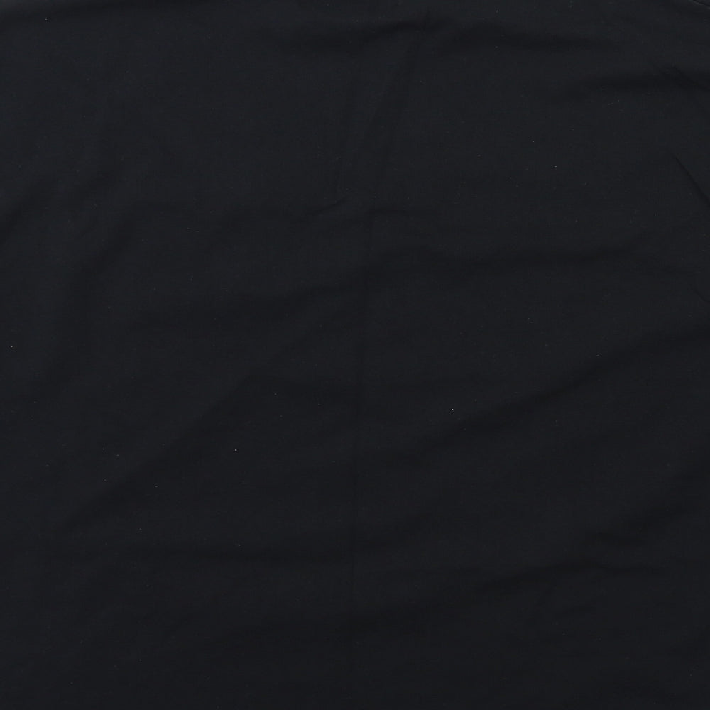 Bershka Mens Black    T-Shirt Size XS