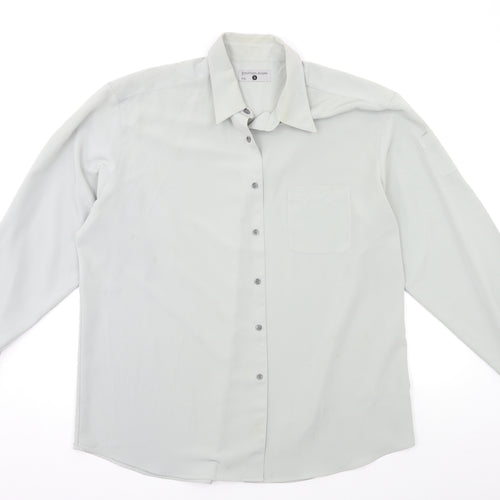 Jonathan Adams Mens Grey    Dress Shirt Size 2XL