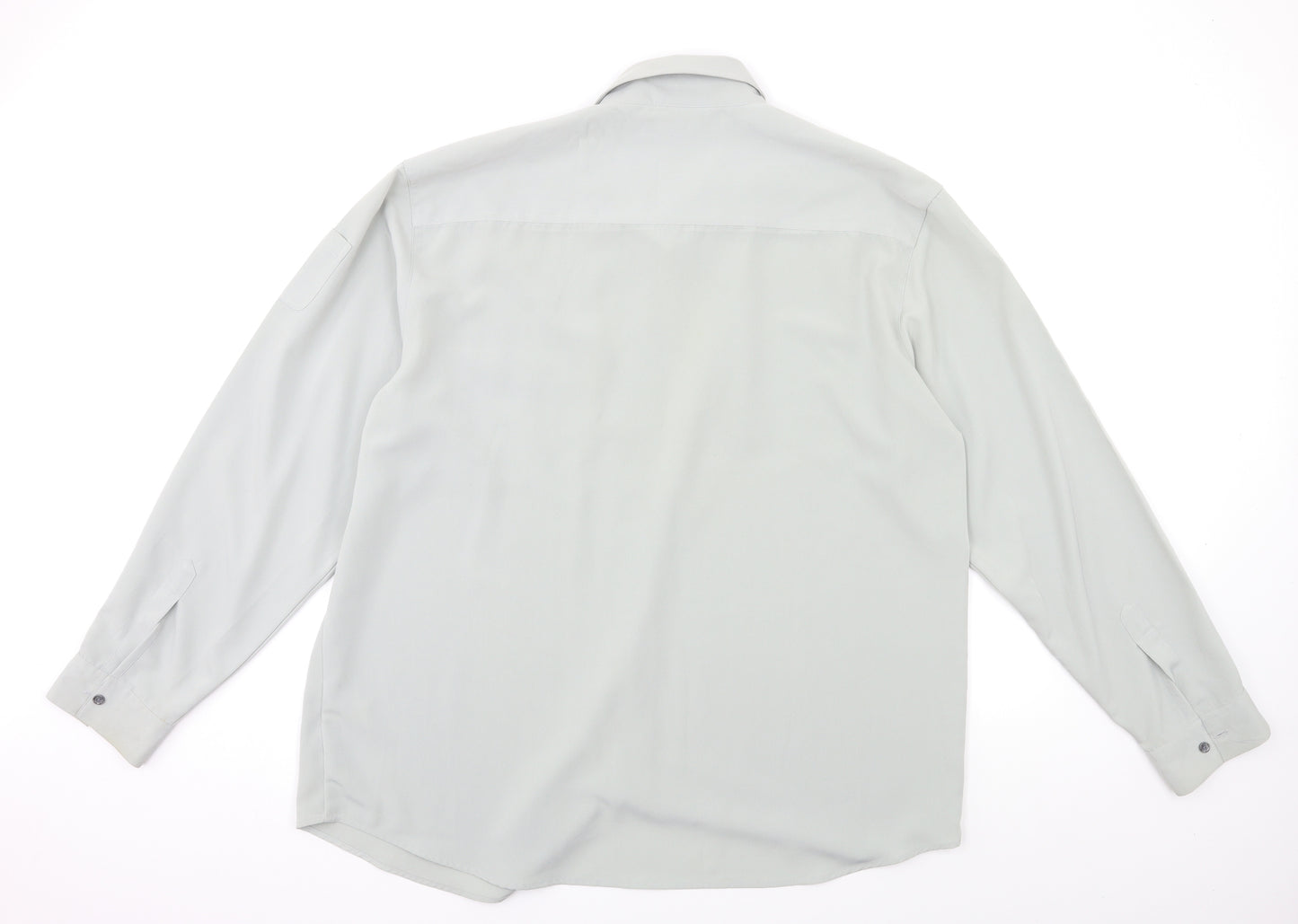 Jonathan Adams Mens Grey    Dress Shirt Size 2XL