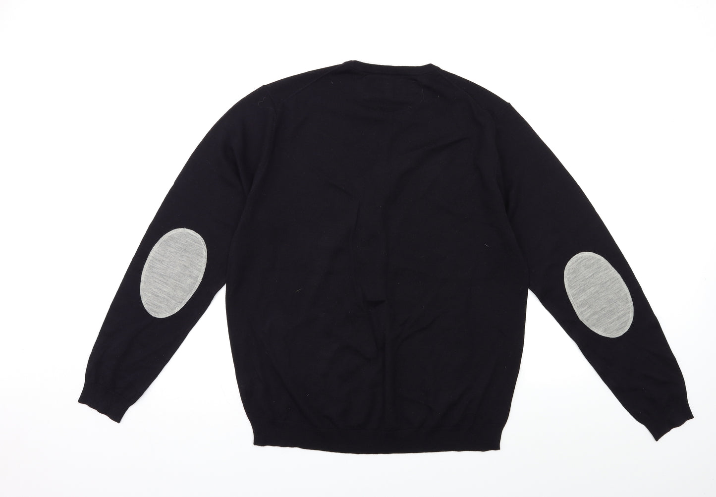 Mark Law Womens Black  Knit Pullover Jumper Size XL