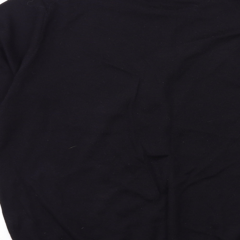 Mark Law Womens Black  Knit Pullover Jumper Size XL