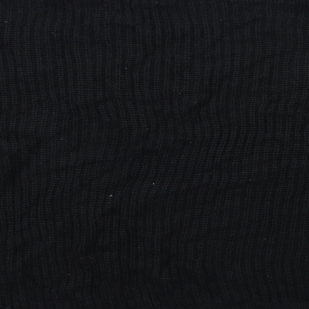 SheIn Womens Black  Knit Pullover Jumper Size S