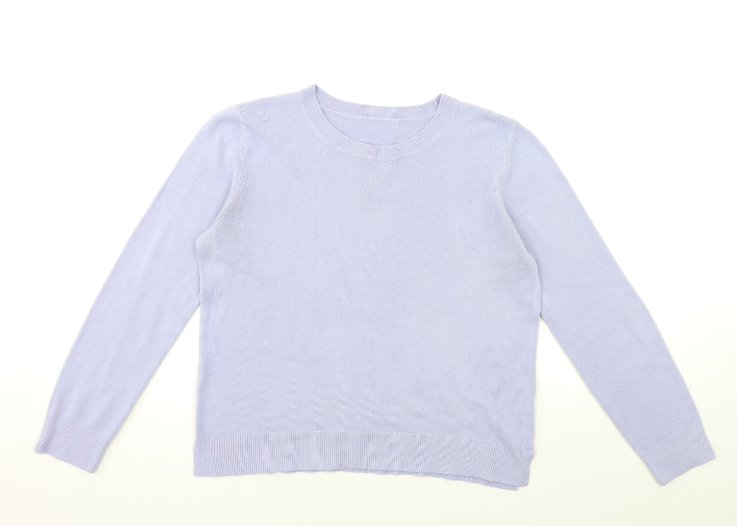Marks and Spencer Womens Purple  Knit Pullover Jumper Size 16