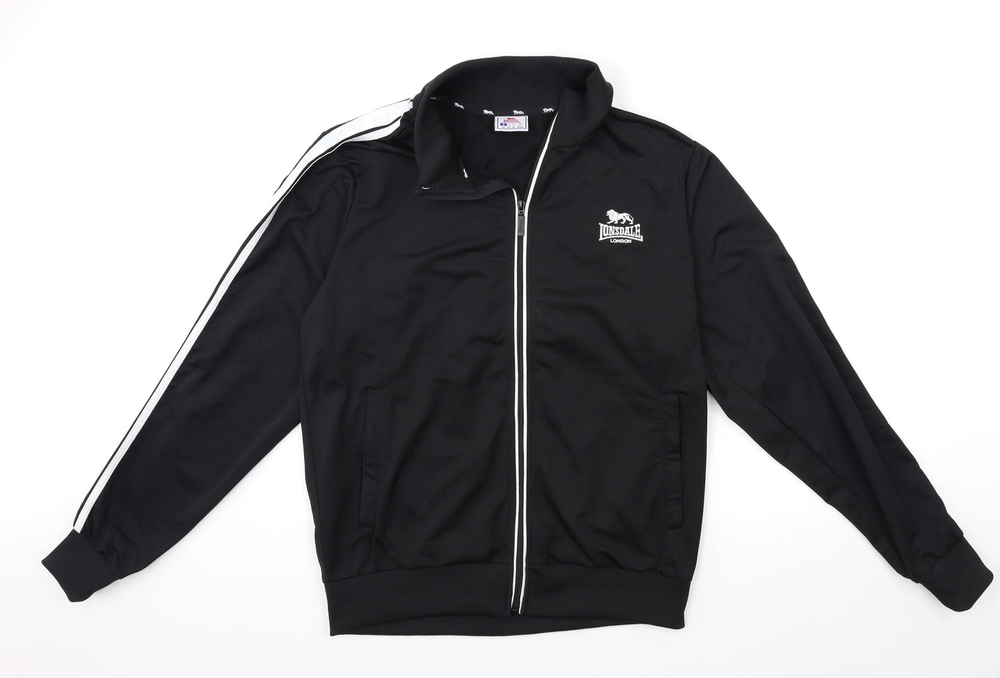 Lonsdale Mens Black   Full Zip Sweatshirt Size S