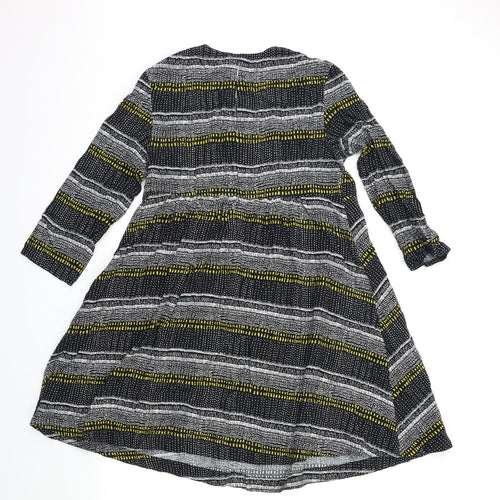 H&M Womens Blue Striped  Shift  Size 6