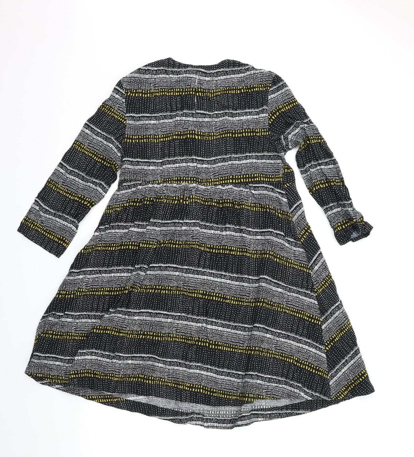 H&M Womens Blue Striped  Shift  Size 6