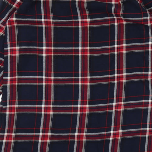H&M Womens Blue Plaid  A-Line  Size 10