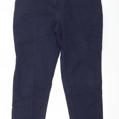 Warehouse Womens Blue   Trousers  Size 10 L25 in