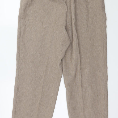 Marks and Spencer Womens Brown   Trousers  Size 10 L26 in