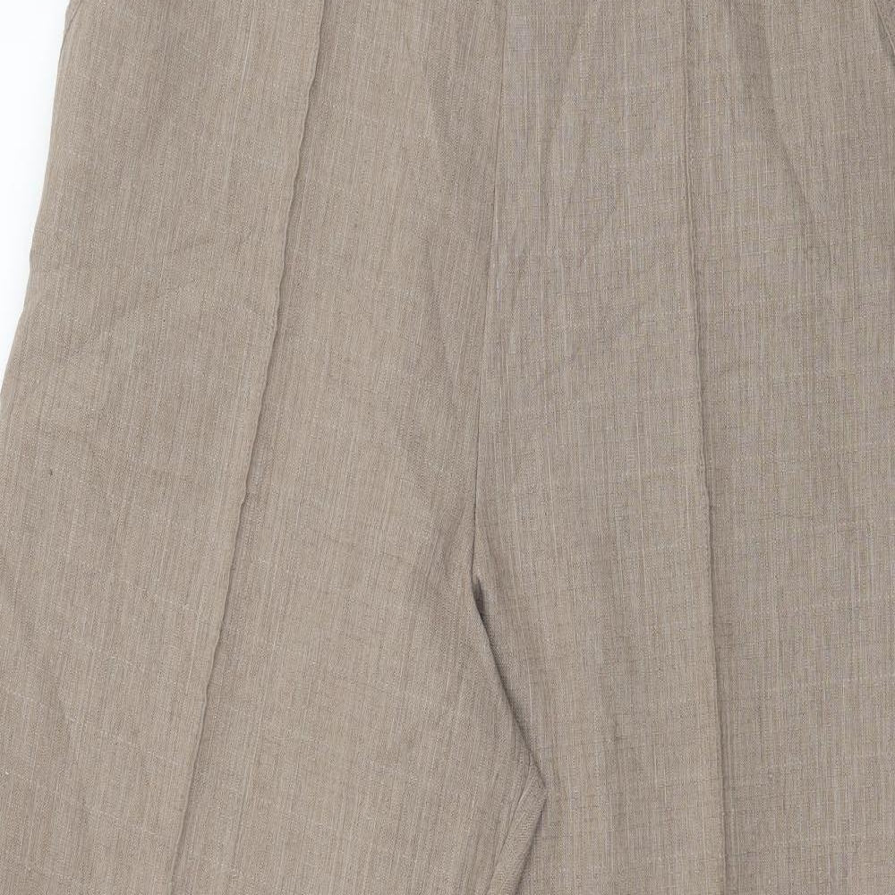 Marks and Spencer Womens Brown   Trousers  Size 10 L26 in