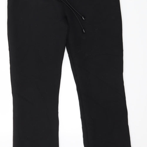 Preworn Womens Black   Trousers  Size 12 L28 in