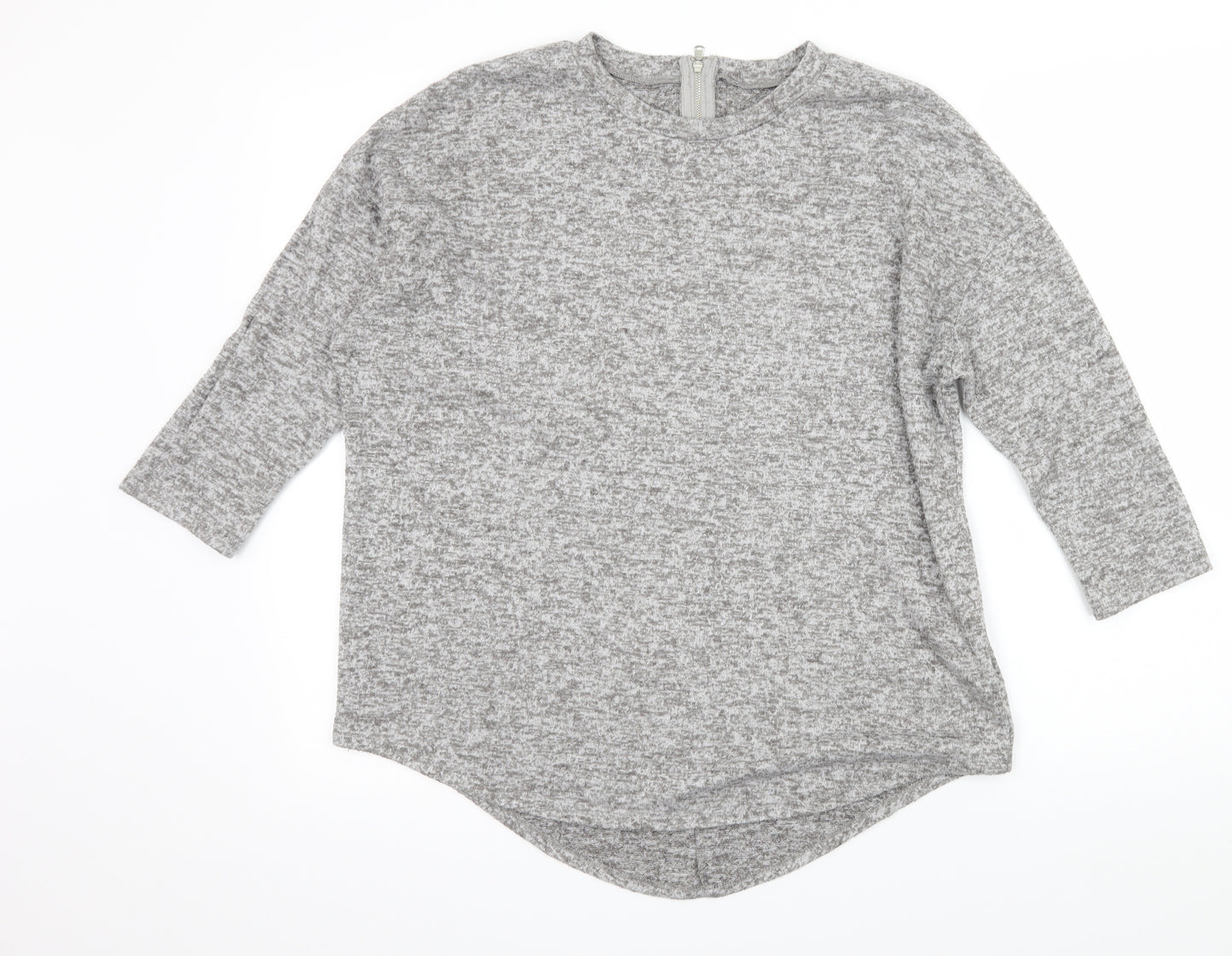 Primark Womens Grey  Knit Pullover Jumper Size S