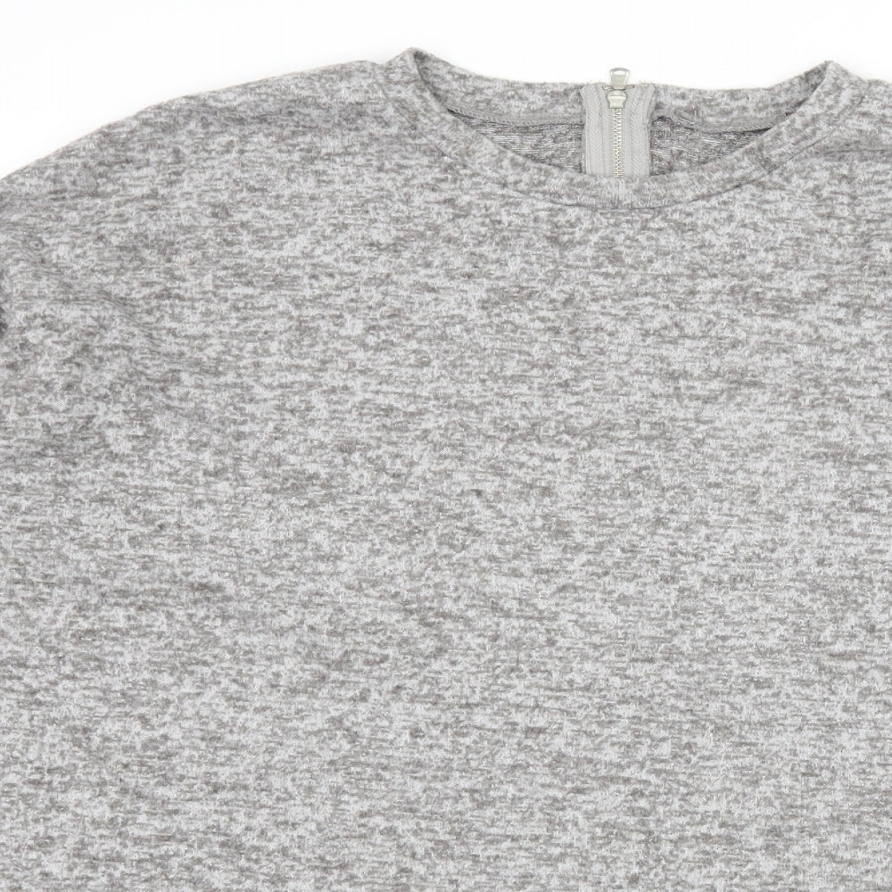 Primark Womens Grey  Knit Pullover Jumper Size S