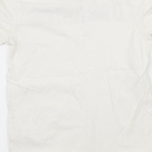 NEXT Girls White  Jersey Basic T-Shirt Size 8 Years  - Dreamer