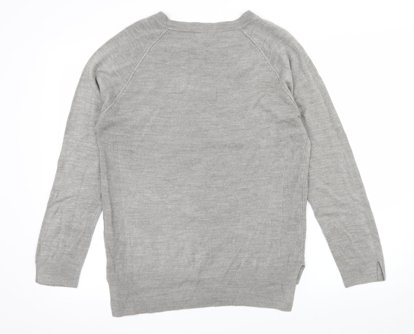 Primark Womens Grey  Knit Pullover Jumper Size 12