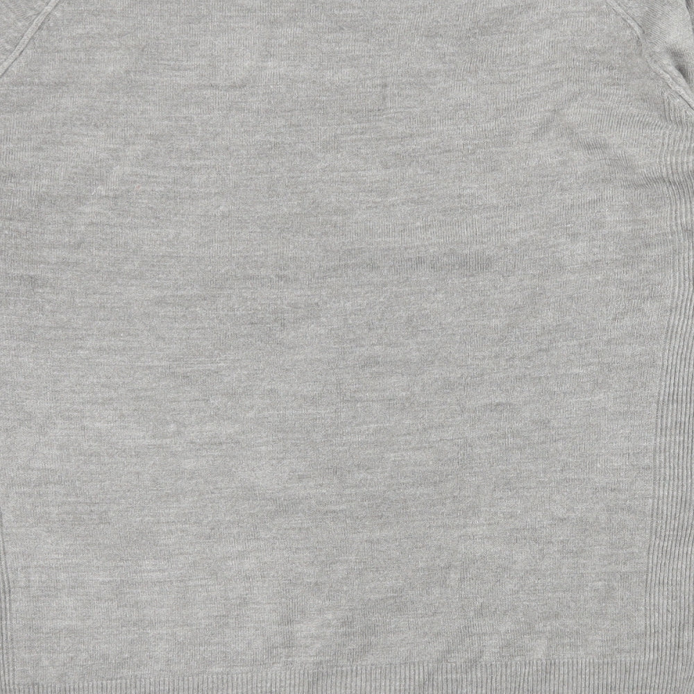 Primark Womens Grey  Knit Pullover Jumper Size 12