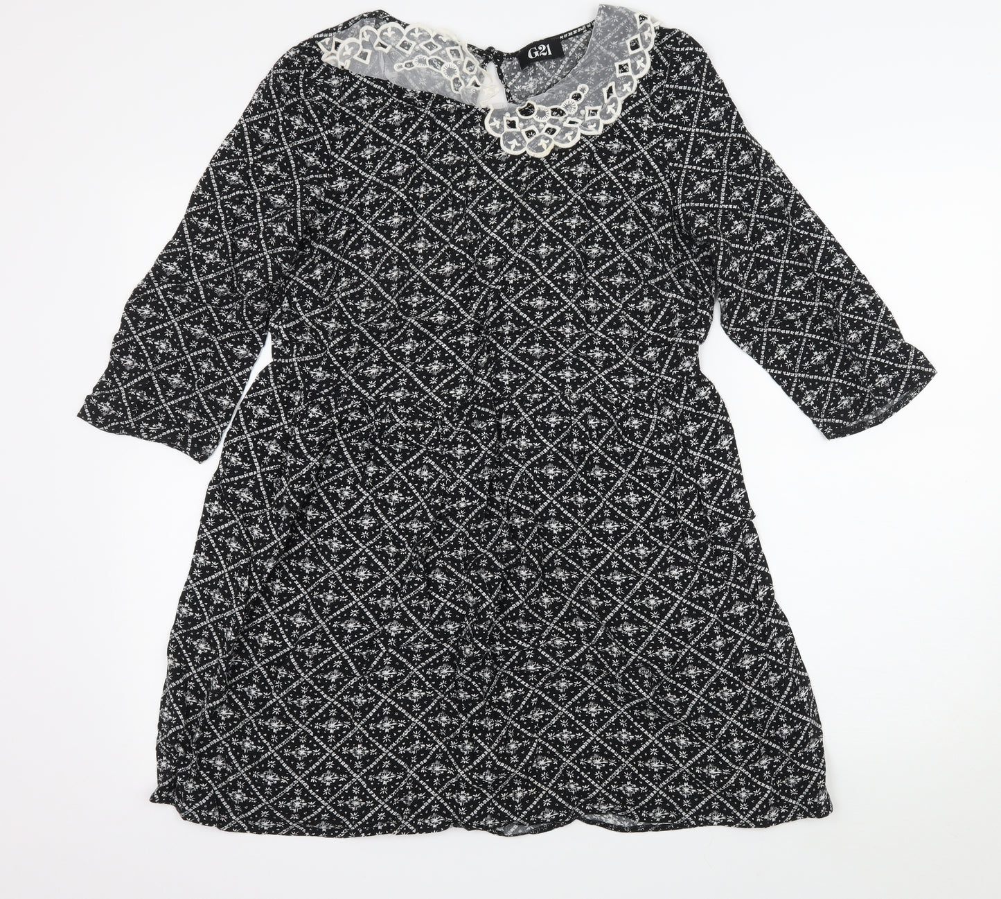 George Womens Black   A-Line  Size 12