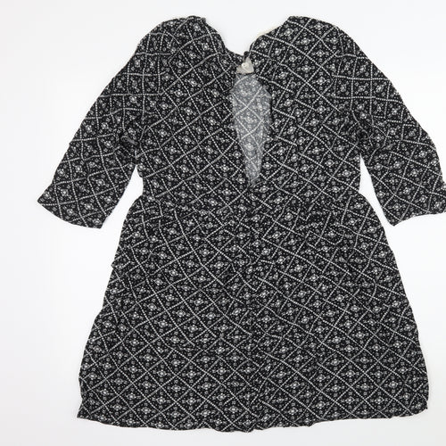 George Womens Black   A-Line  Size 12