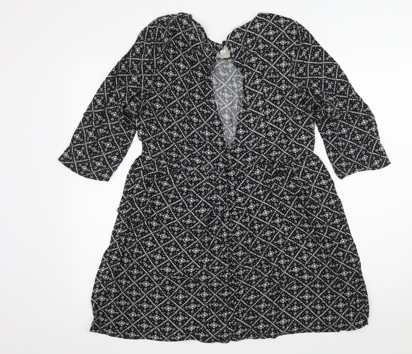 George Womens Black   A-Line  Size 12