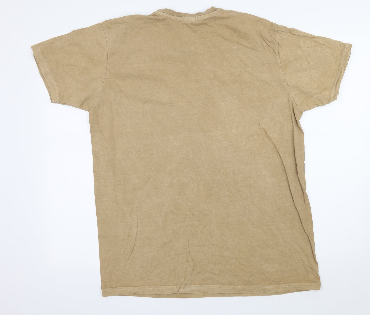 PRETTYLITTLETHING Womens Brown  Jersey Basic T-Shirt Size XL  - Montana
