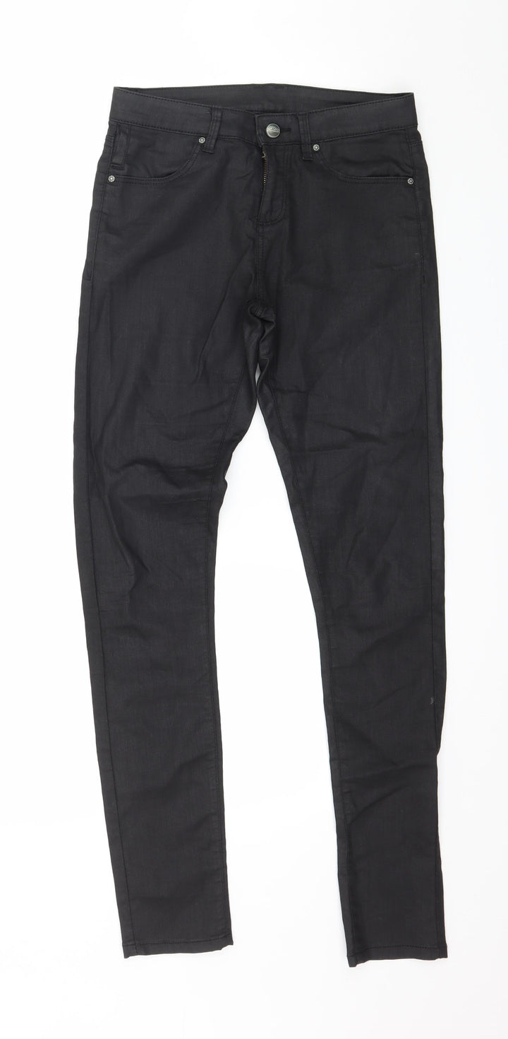 Topshop Womens Black  Denim Skinny Jeans Size 26 in L32 in
