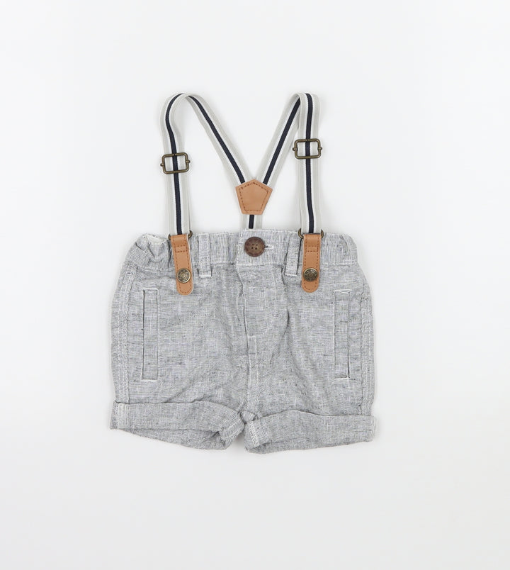 Primark Boys Grey   Dungaree One-Piece Size 3-6 Months