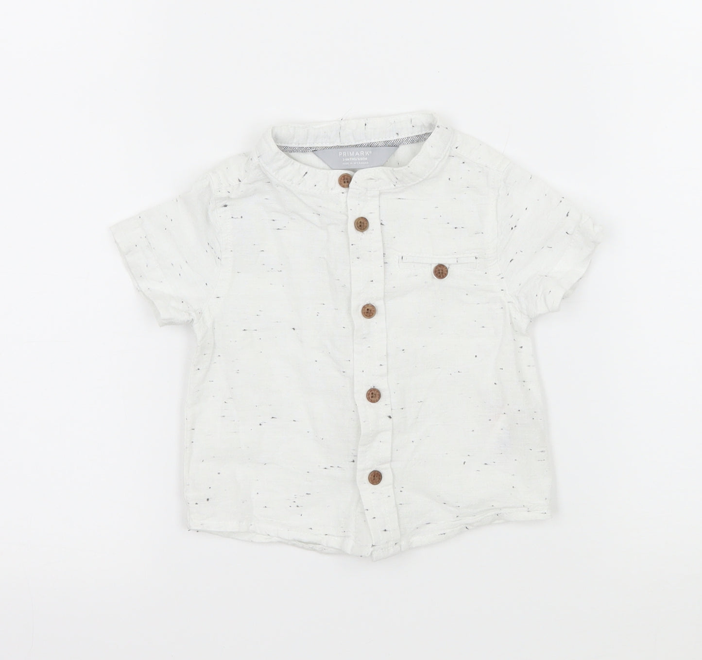 Primark Boys White   Basic Button-Up Size 3-6 Months