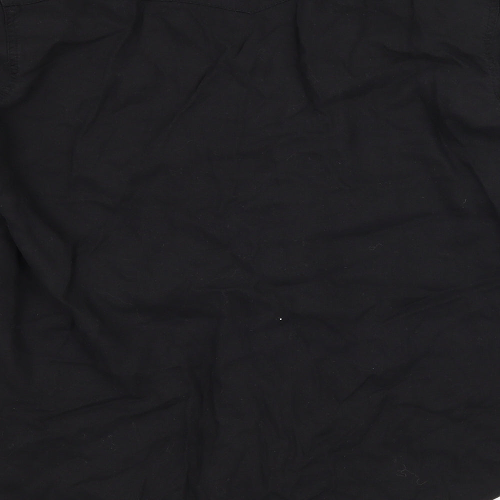 H&M Womens Black   Basic Blouse Size 6
