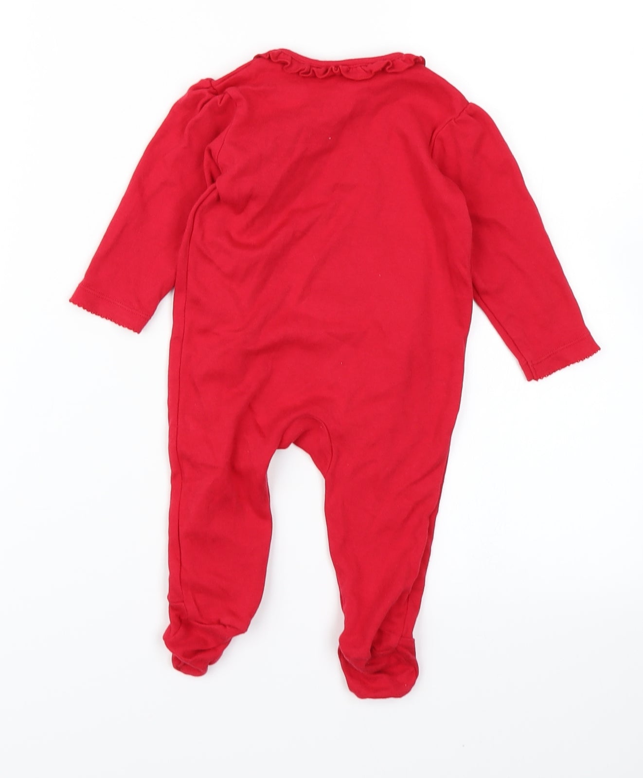 George Girls Red   Babygrow One-Piece Size 3-6 Months  - My First Christmas