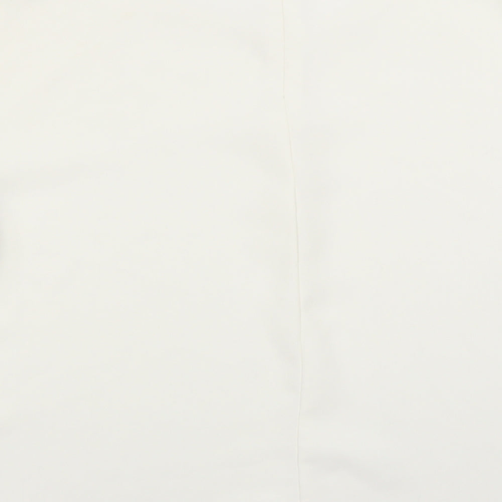 H&M Womens White   Basic Blouse Size 8