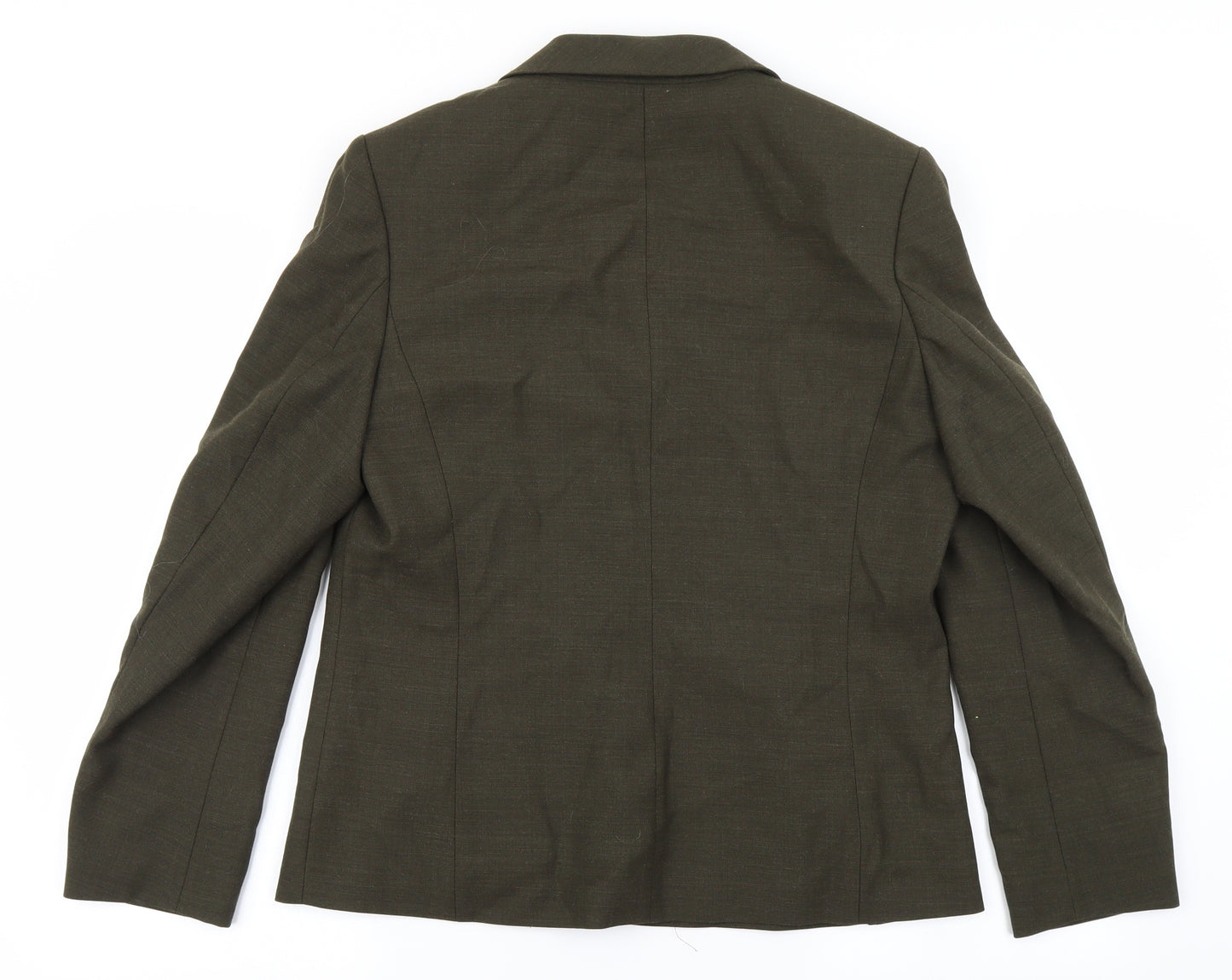 St Michael Womens Green   Jacket Blazer Size 12