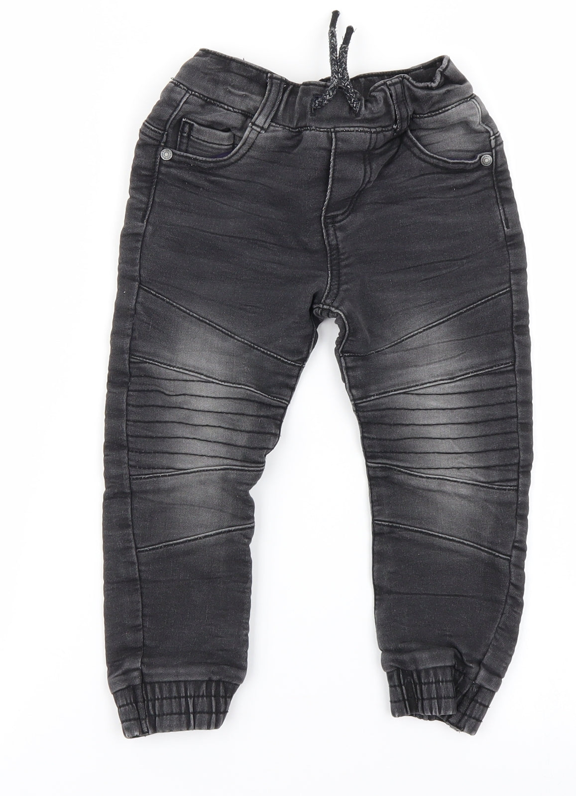 F&F Boys Grey  Denim Capri Jeans Size 2-3 Years