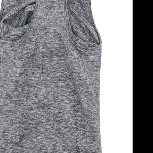 Kisaiya Womens Grey   Basic Tank Size S