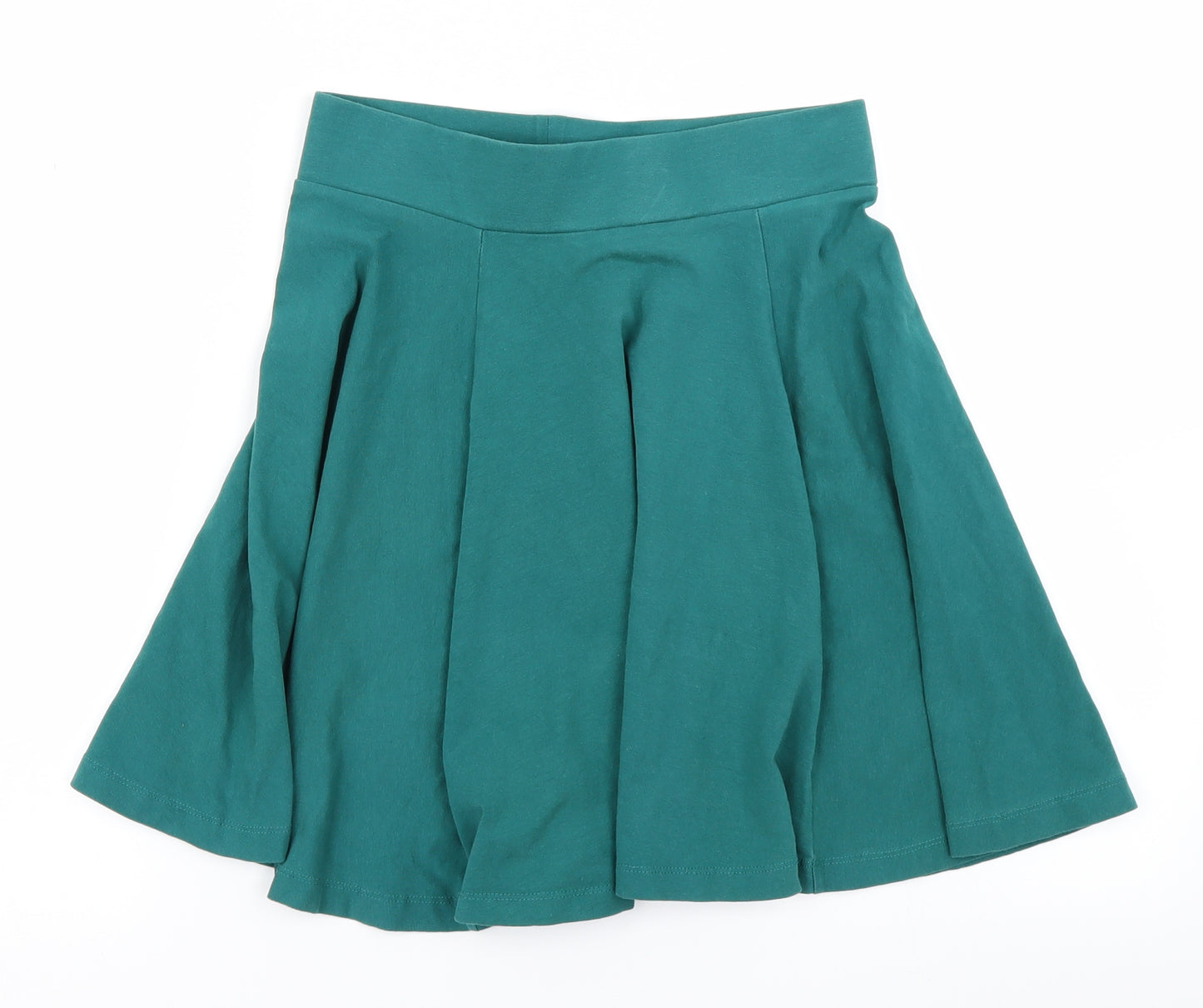 Divided Womens Green   Pleated Skirt Size 8