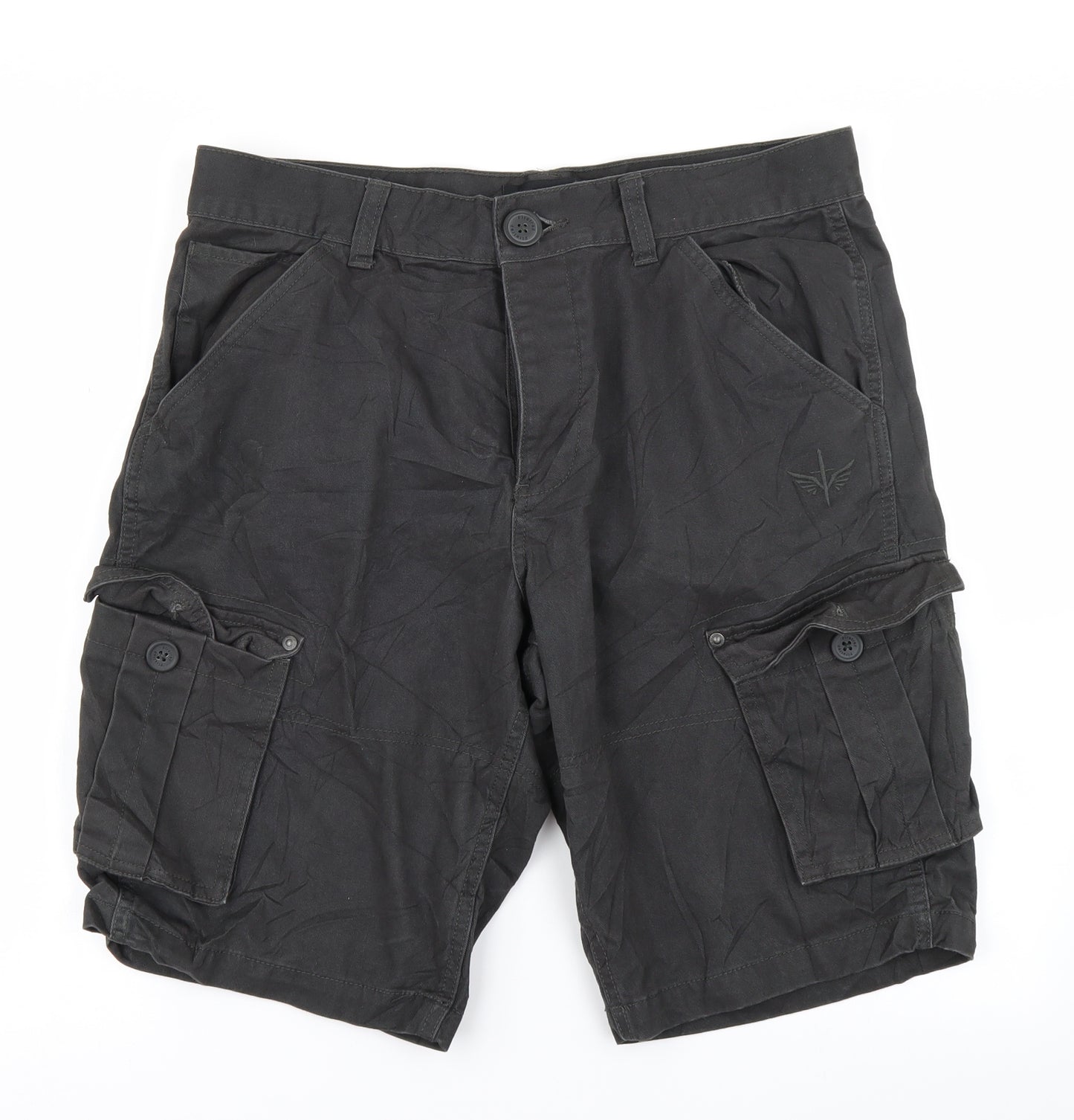 Firetrap Mens Grey   Cargo Shorts Size L