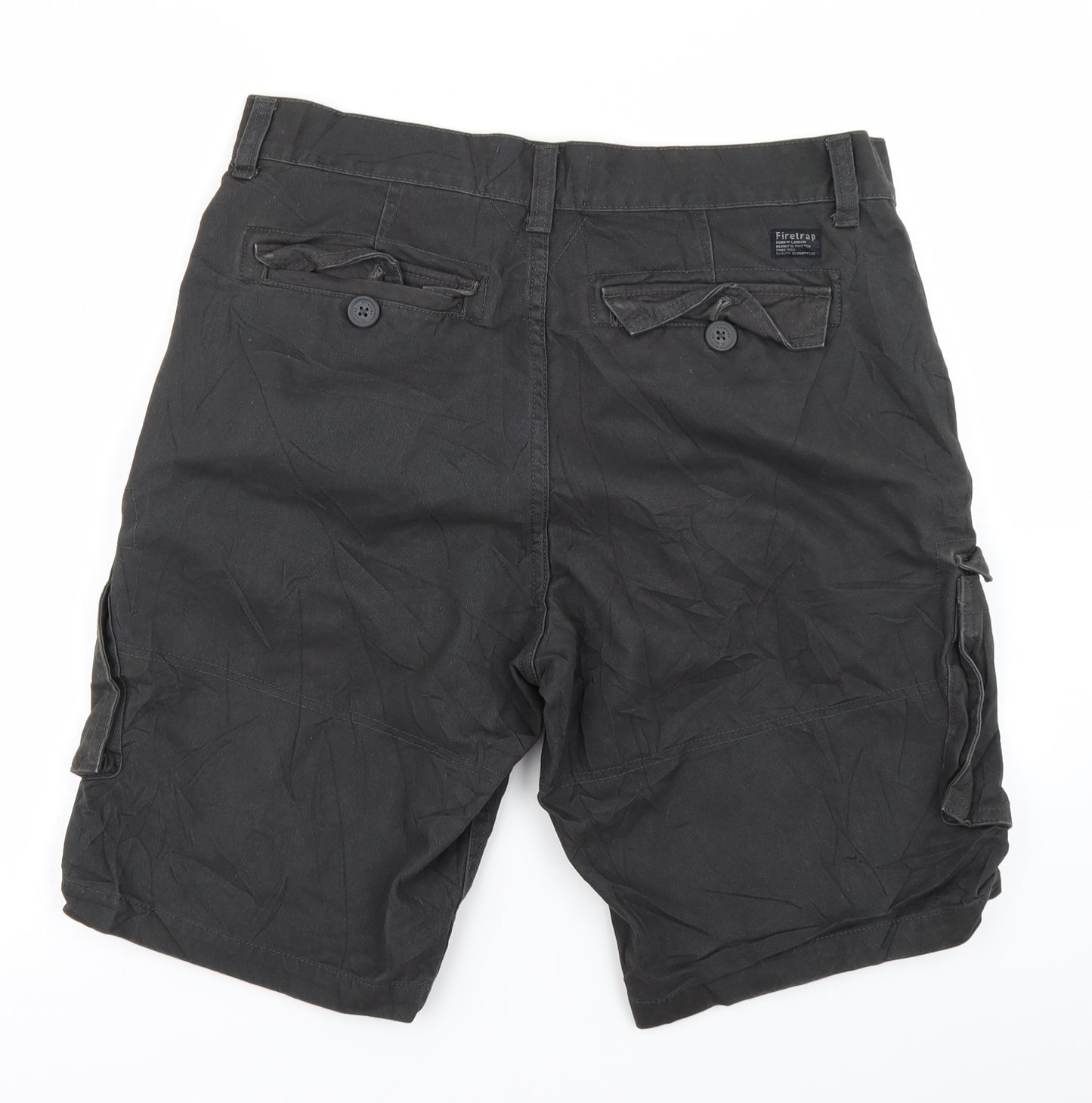 Firetrap Mens Grey   Cargo Shorts Size L