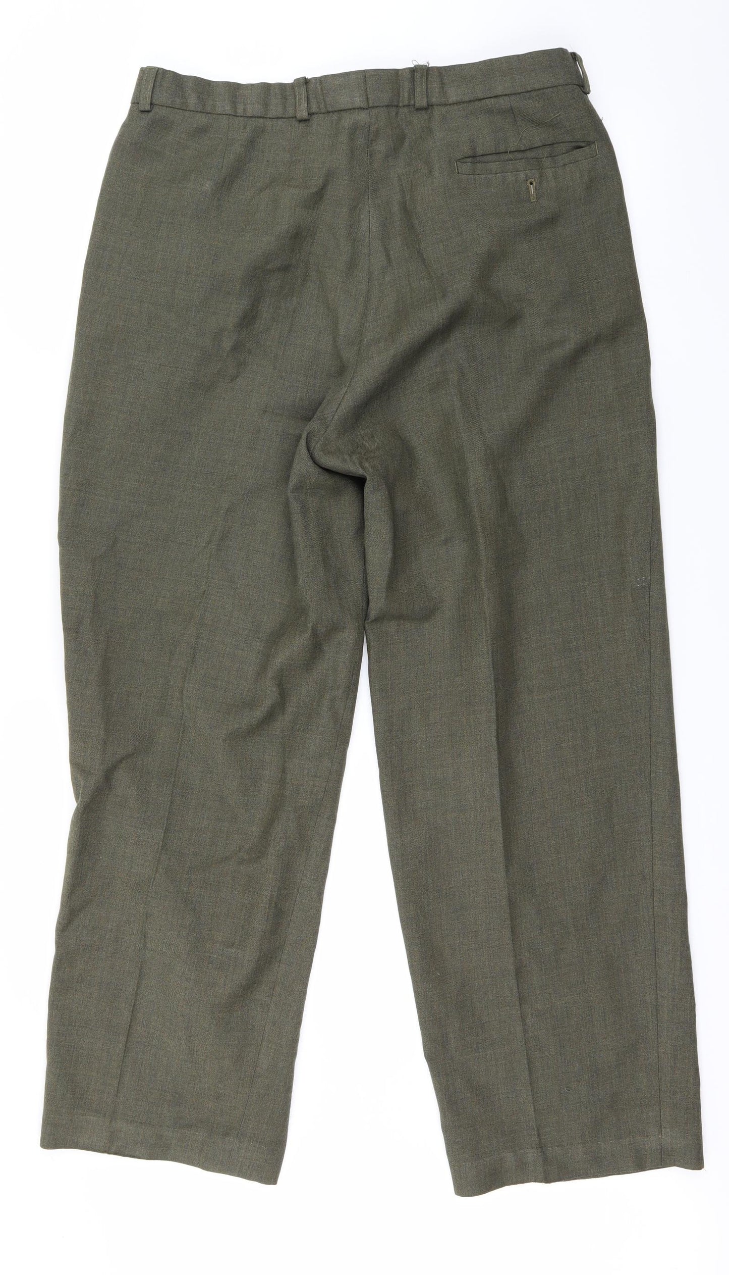 St Michael Mens Green   Trousers  Size 34 in L33 in